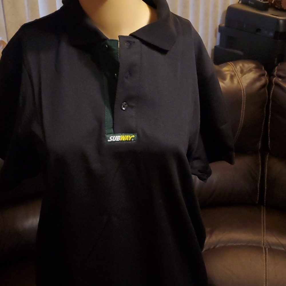 - New official employee Subway polo shirt + gift med